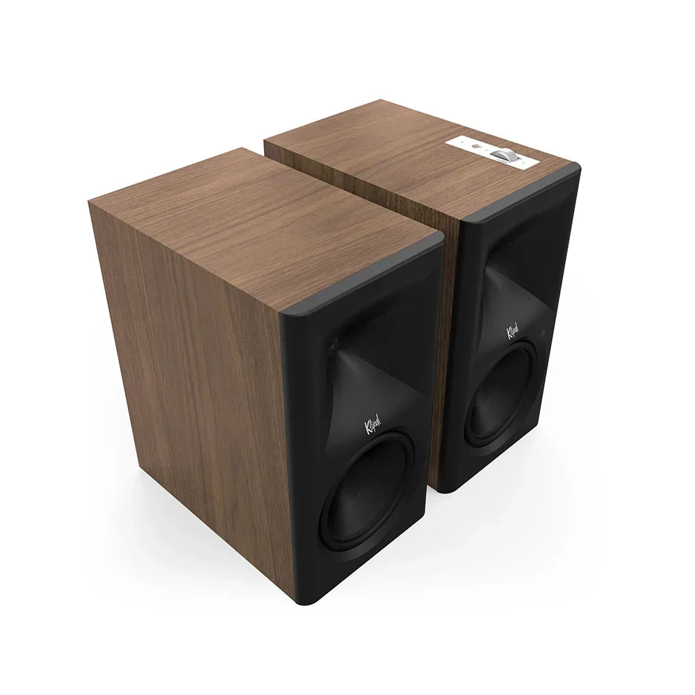 Klipsch The Nines II Active Bookshelf Speakers Walnut