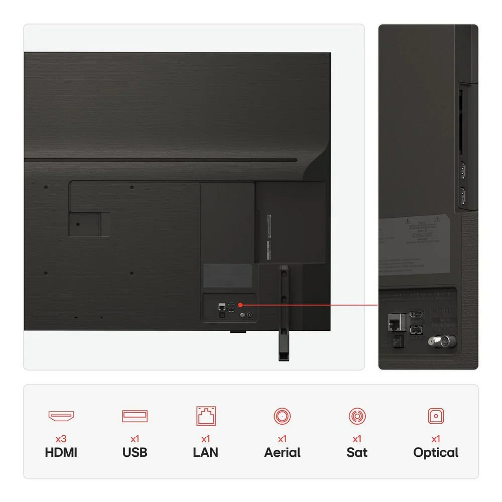 LG 43QNED84A6C 43 Inch QNED AI QNED84 HDR 4K Ultra HD Smart TV