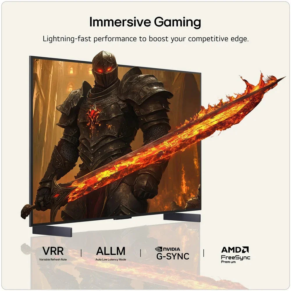 LG OLED42C66LB 42 Inch OLED evo AI C6 4K Ultra HD HDR Smart TV 2026