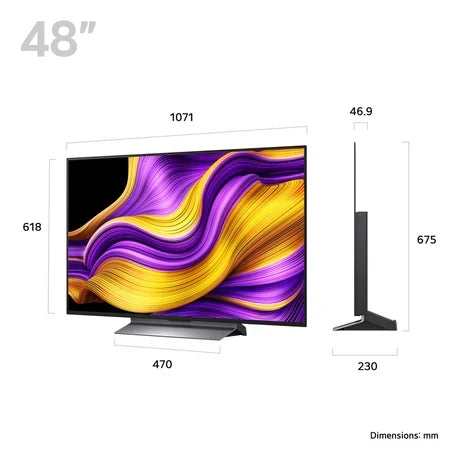 LG OLED48G56LS 48 Inch OLED Evo AI G5 4K Ultra HD HDR Smart TV