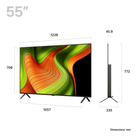 LG OLED55B56LA 55 Inch OLED AI B5 4K HDR Ultra HD Smart TV