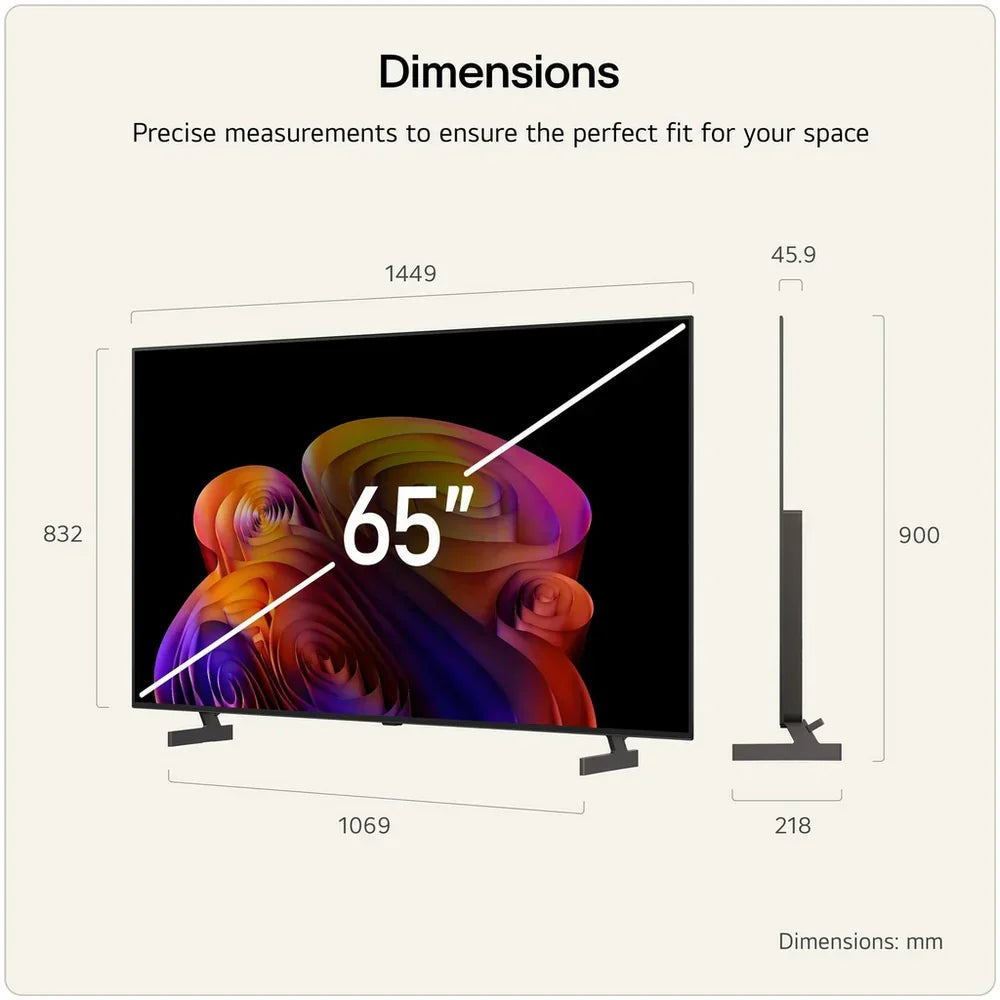 LG OLED65B6ELC 65 Inch OLED AI B6 4K Ultra HD HDR Smart TV 2026