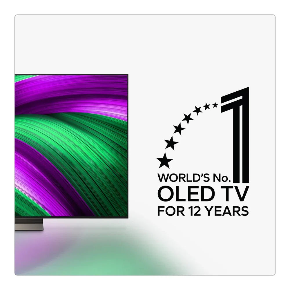 LG OLED65C56LB 65 Inch OLED evo AI C5 4K Ultra HD HDR Smart TV