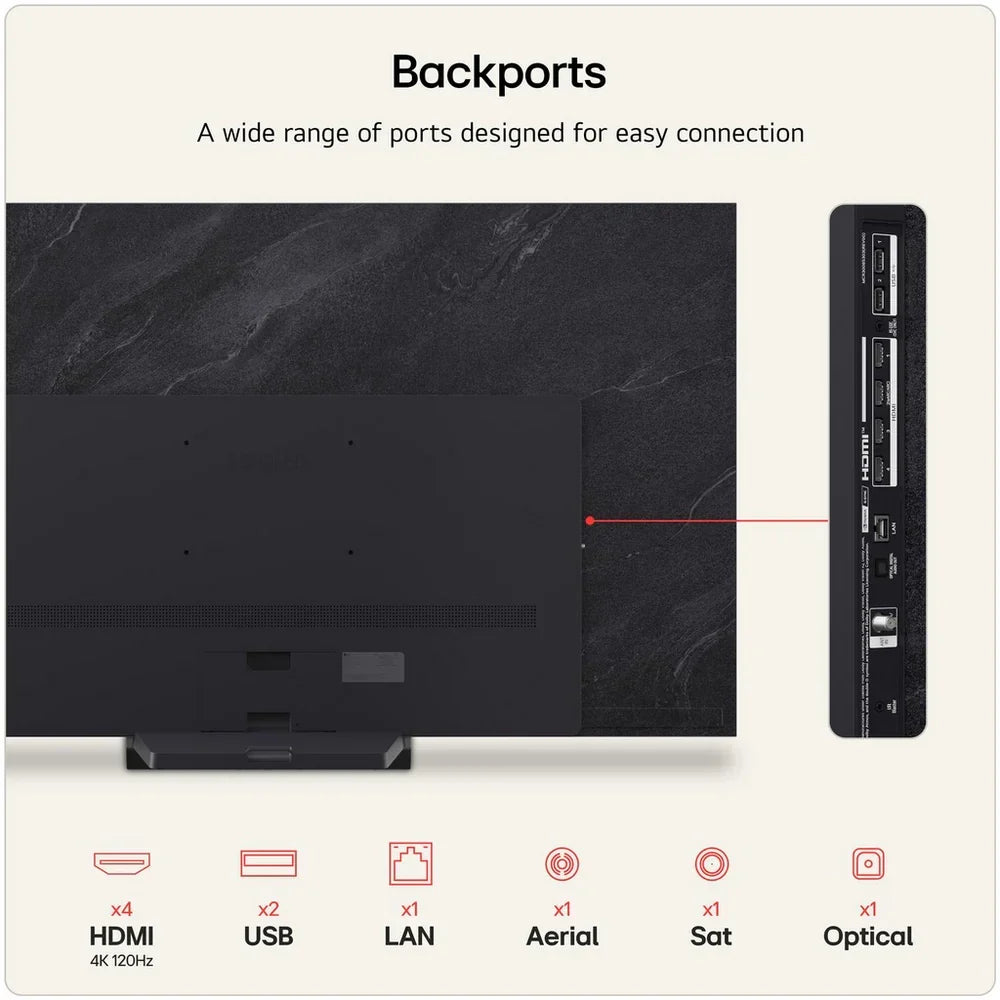 LG OLED77C66LB 77 Inch OLED evo AI C6 4K Ultra HD HDR Smart TV 2026