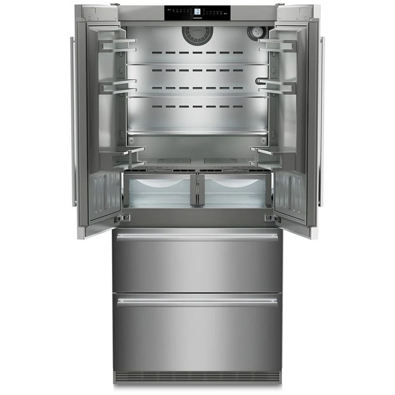 Liebherr Premium Plus CBNSTE8872 BioFresh No Frost American Fridge Freezer Stainless Steel