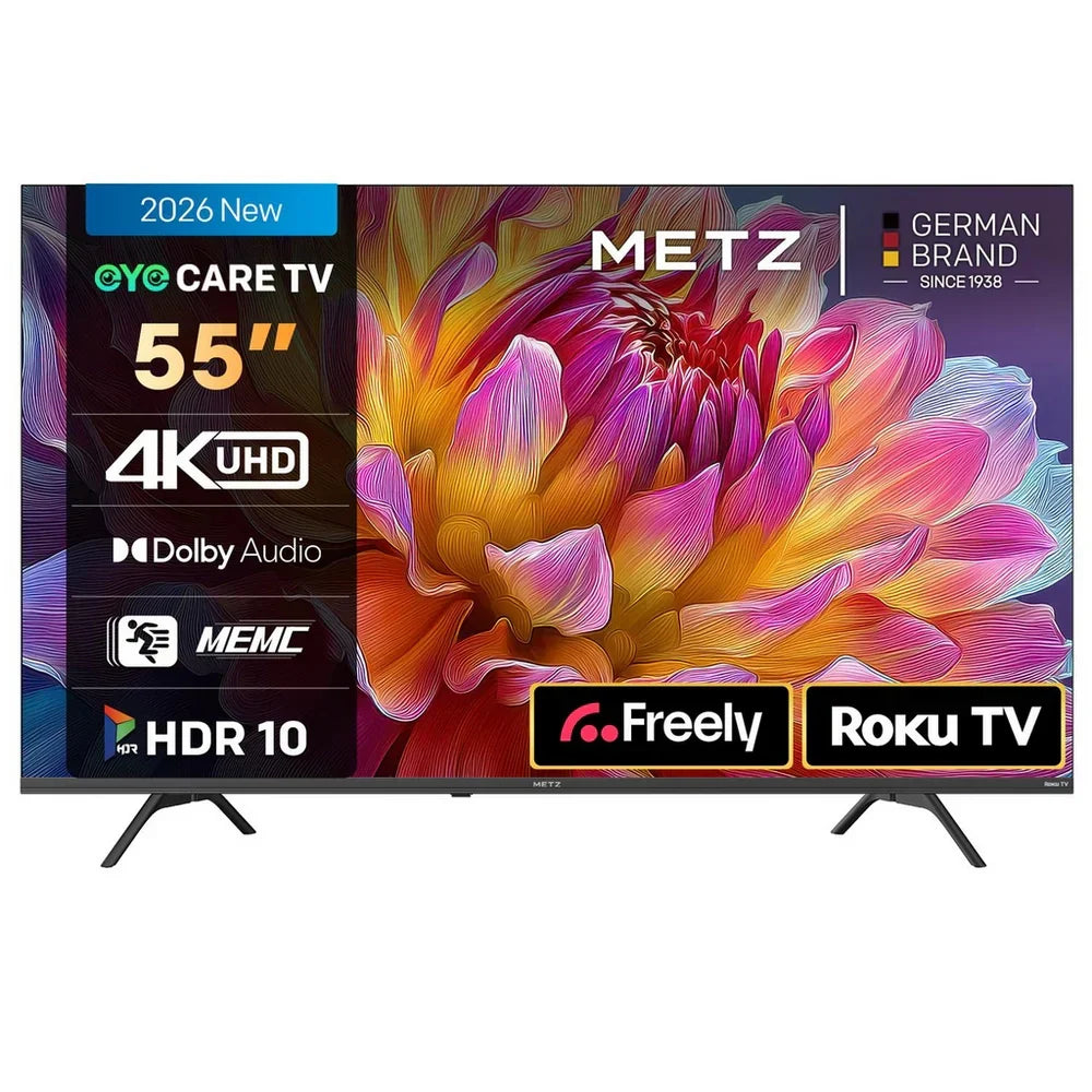 Metz 55MRF6000ZUK 55 Inch MRF6000Z 4K Ultra HD HDR DLED Smart TV with Freely