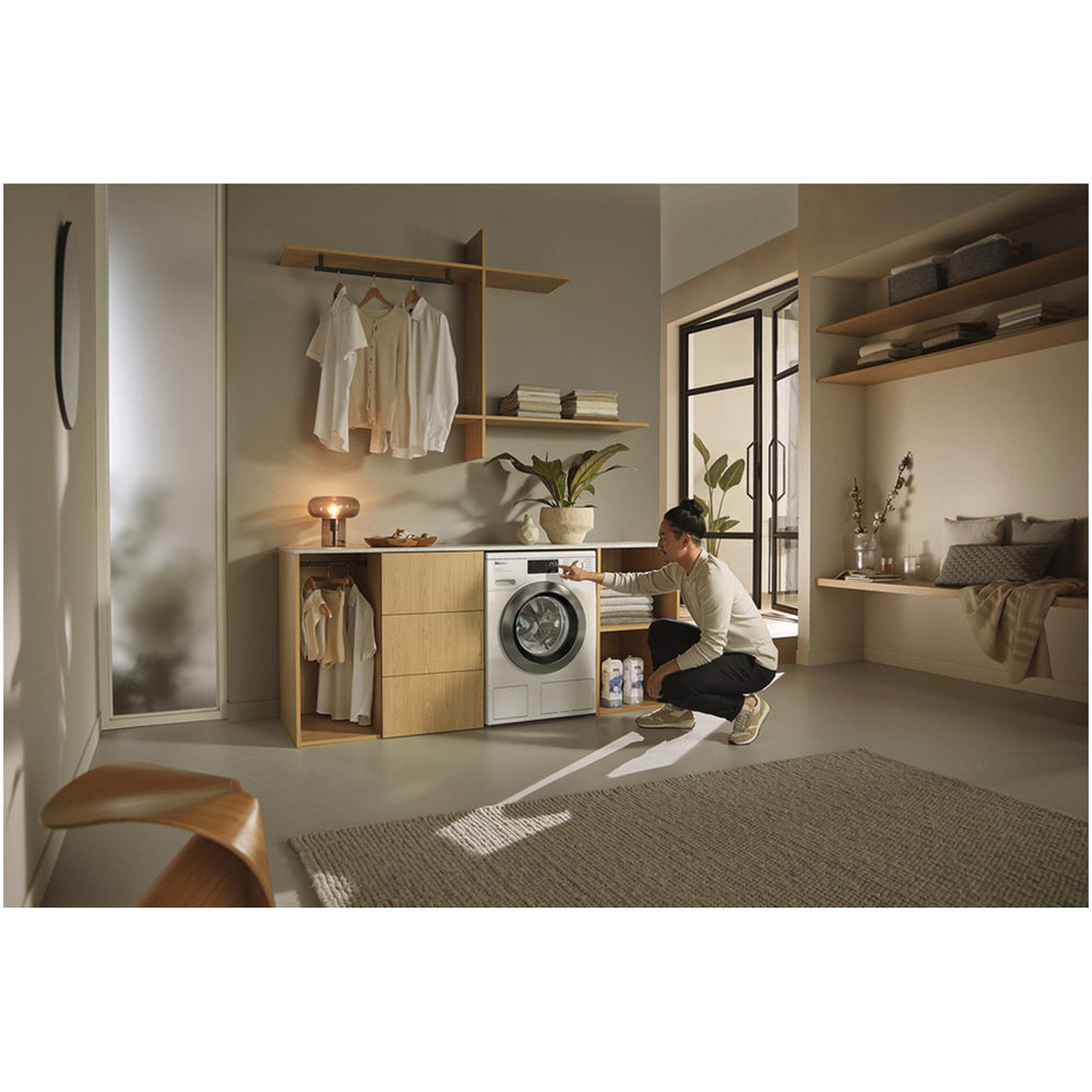 Miele WEG885 WCS 9kg 1400 Spin PowerWash & SteamCare Washing Machine Lotus White