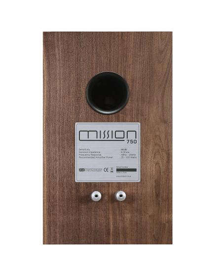 Mission 750 Bookshelf Speakers Pair Walnut