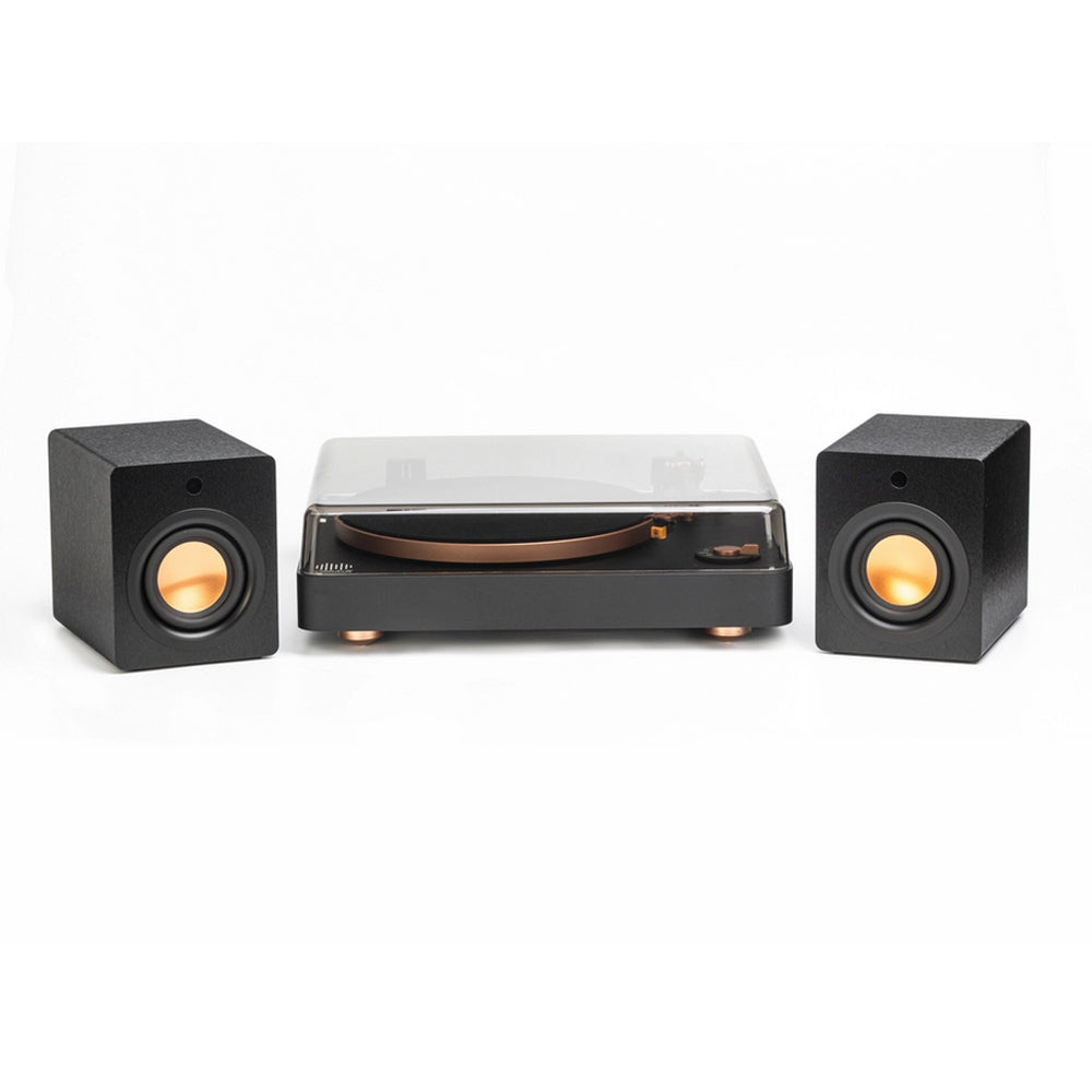Mitchell Acoustics uStream Groove Turntable & True Wireless Speakers Pair HiFi Package