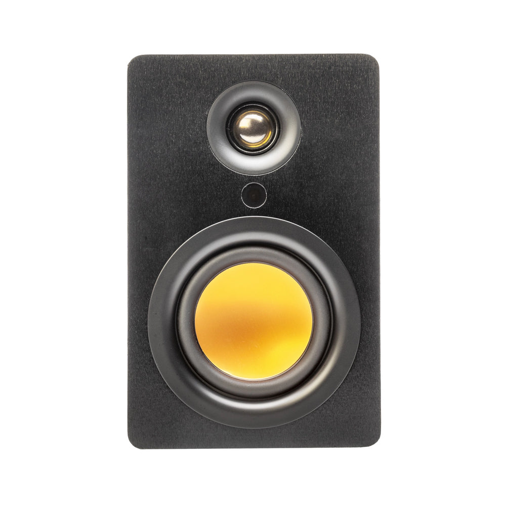 Mitchell Acoustics uStream One Active Stereo Wireless Bookshelf Speakers Pair Black