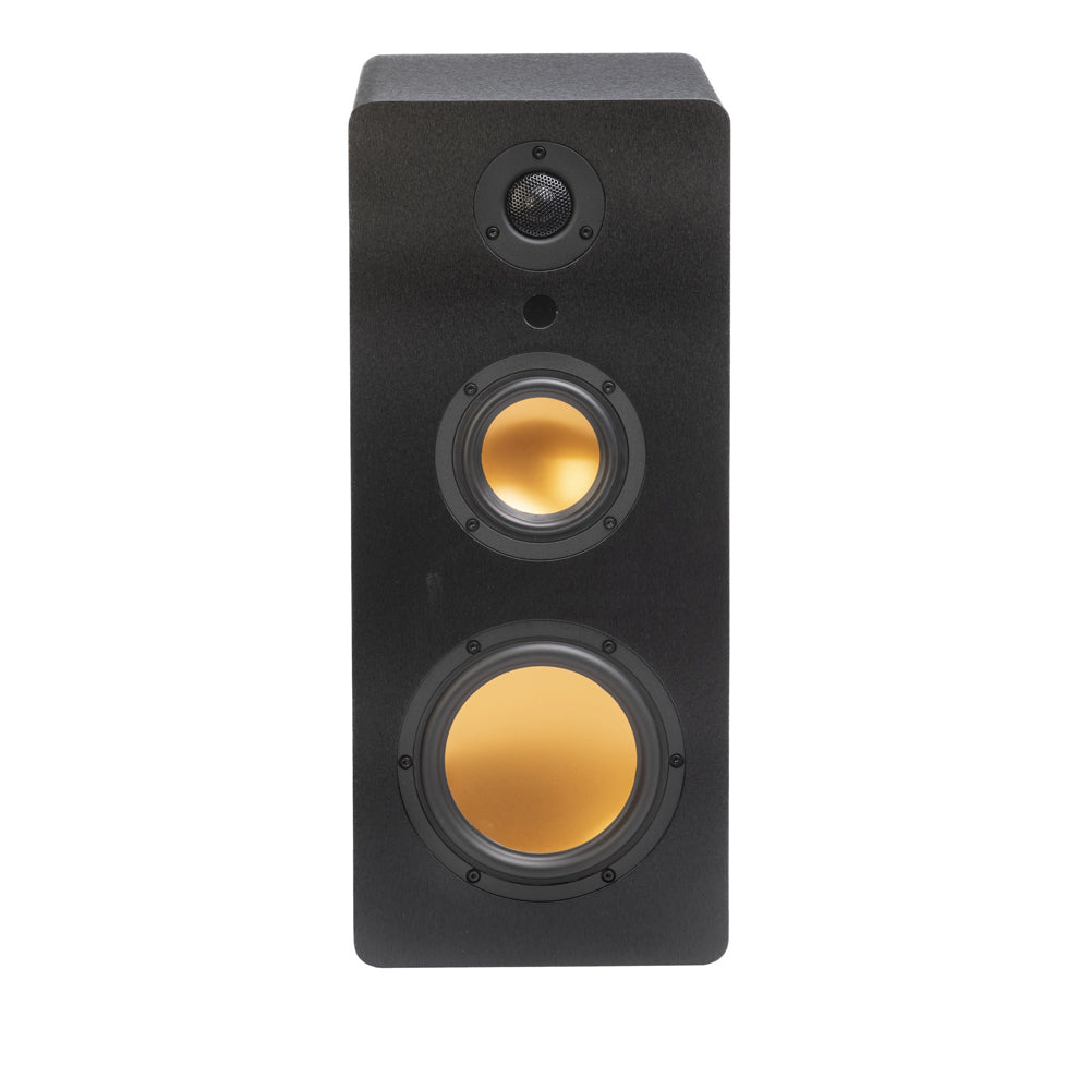 Mitchell Acoustics uStream Three Active Stereo Wireless Bookshelf Speakers Pair Black