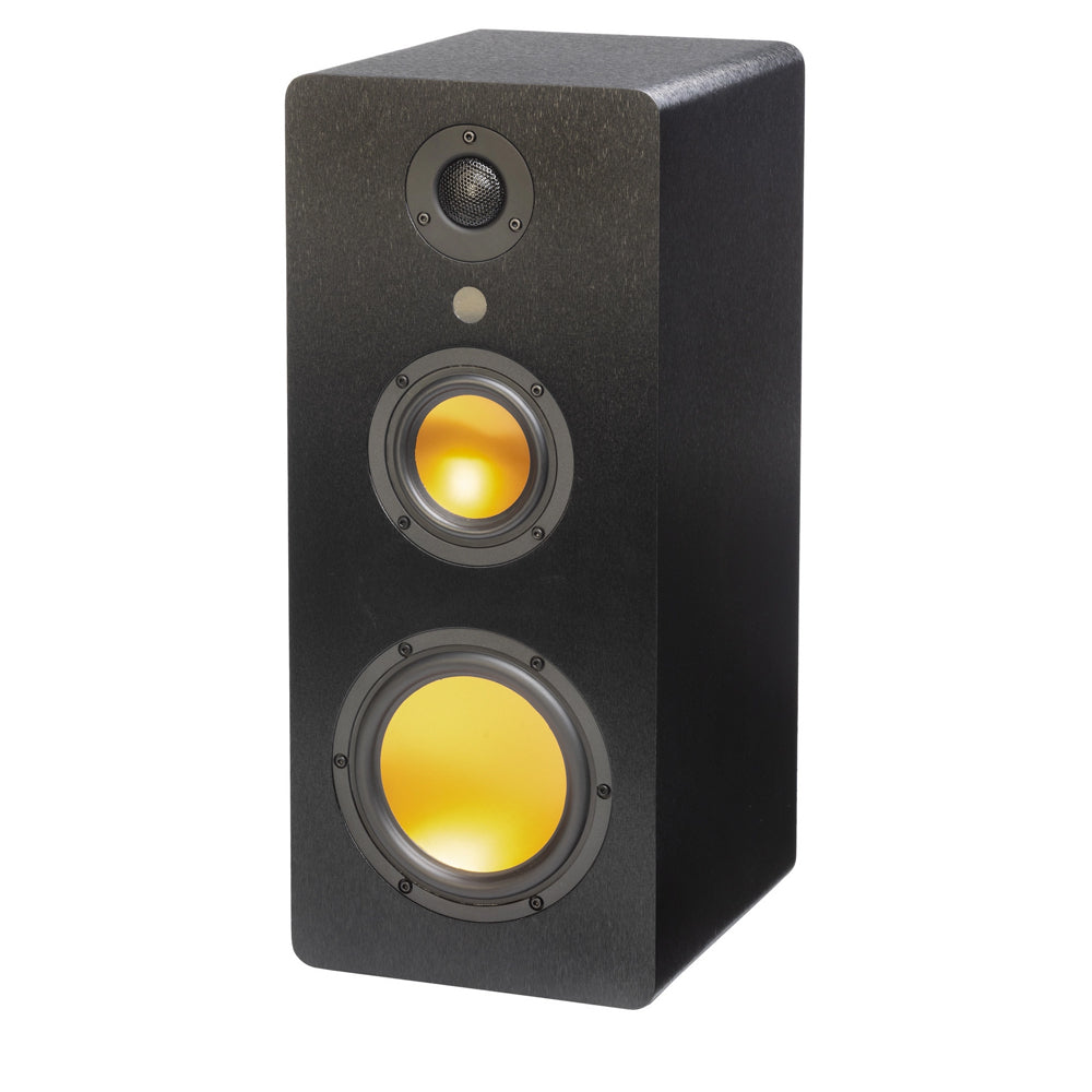 Mitchell Acoustics uStream Three Active Stereo Wireless Bookshelf Speakers Pair Black