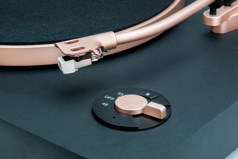 Mitchell Acoustics uStream TT1 Manual Belt-Drive Turntable with Bluetooth & Built-in Phono Pre-amp