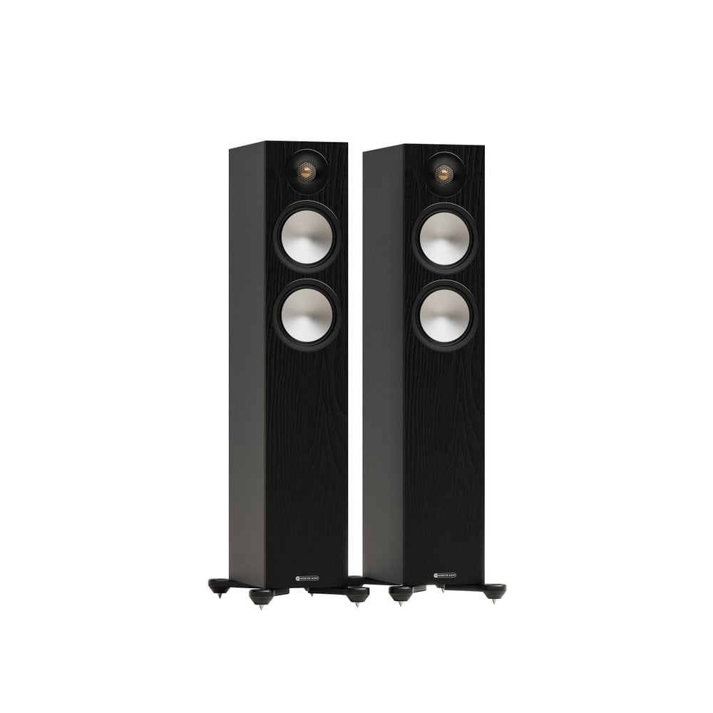Monitor Audio Bronze 300 7G Floorstanding Speakers Pair Black