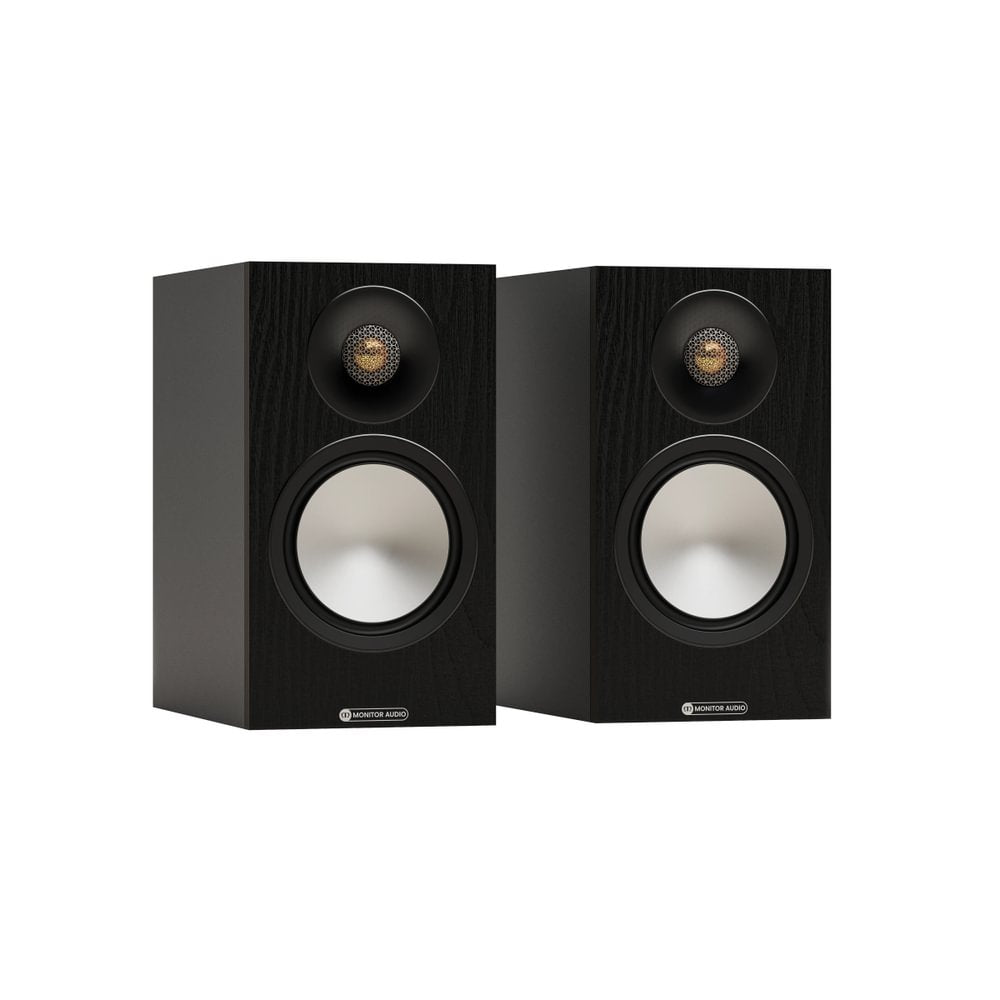 Monitor Audio Bronze 50 7G Two-Way Bookshelf Speakers Pair Black