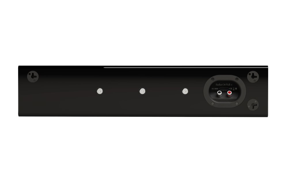 Monitor Audio Radius On-Wall 4G Series Slim 2-Way Single Speaker - Black