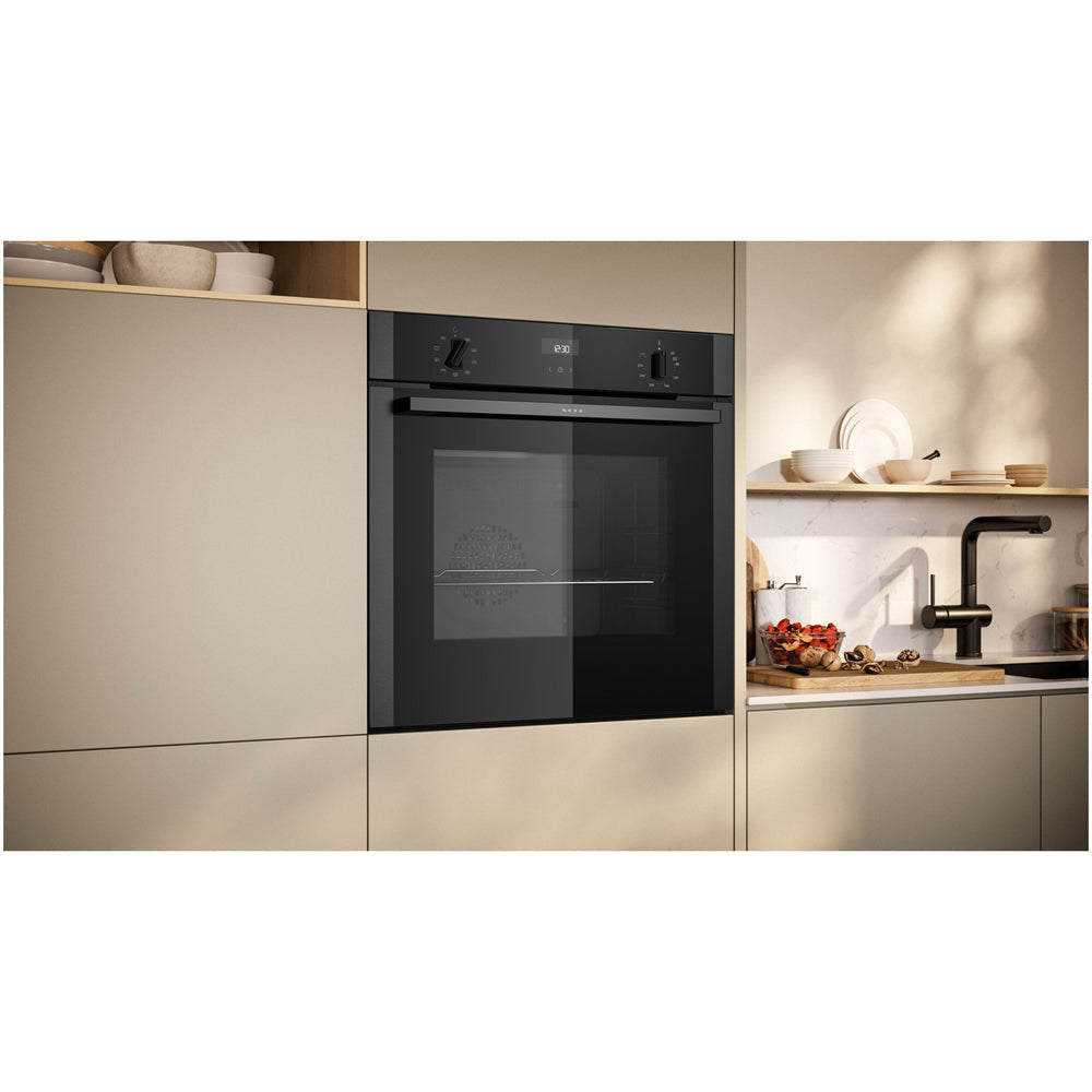 Neff B1ACE4AG3B N50 60cm Built in Electric Single Oven Graphite Grey