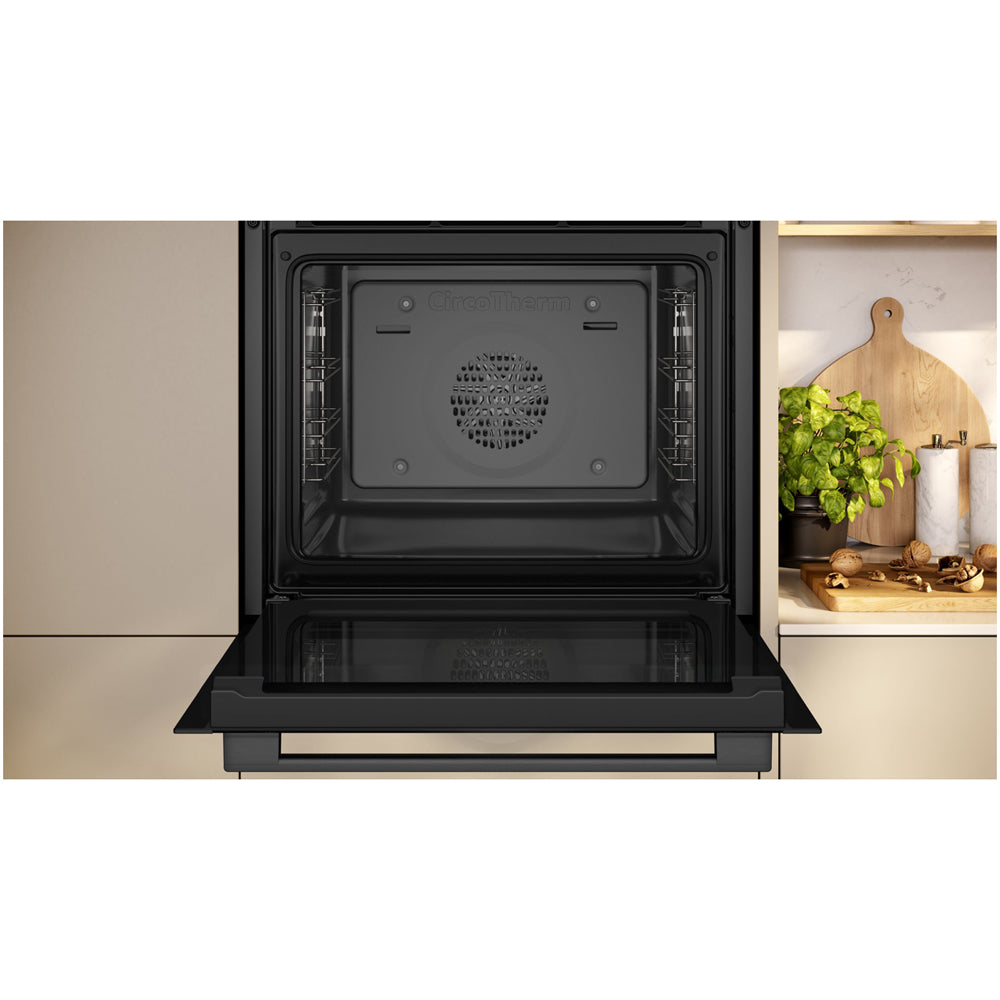 Neff B1ACE4AG3B N50 60cm Built in Electric Single Oven Graphite Grey
