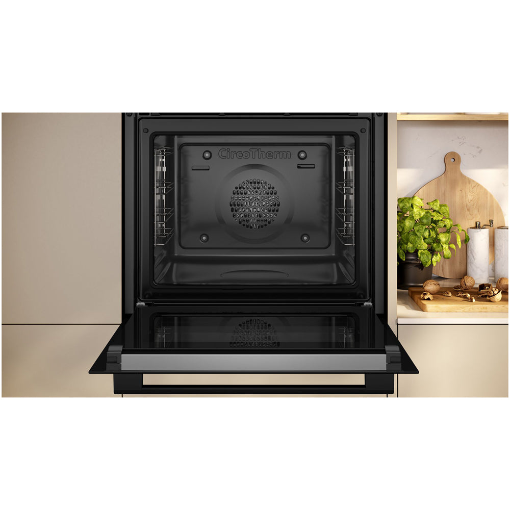 Neff B2CCJ7AK0B N30 60cm Built In Self Cleaning Electric single Oven Black