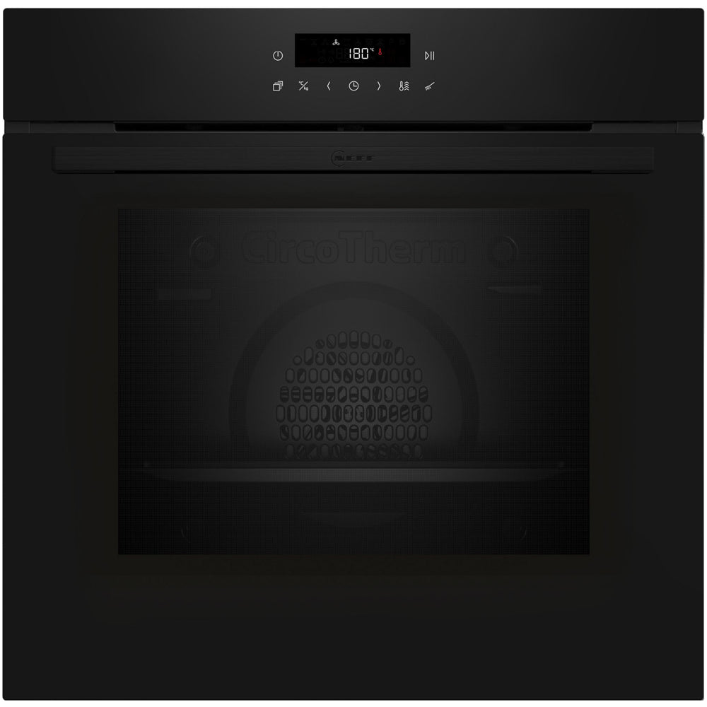 Neff B2CCJ7AK0B N30 60cm Built In Self Cleaning Electric single Oven Black