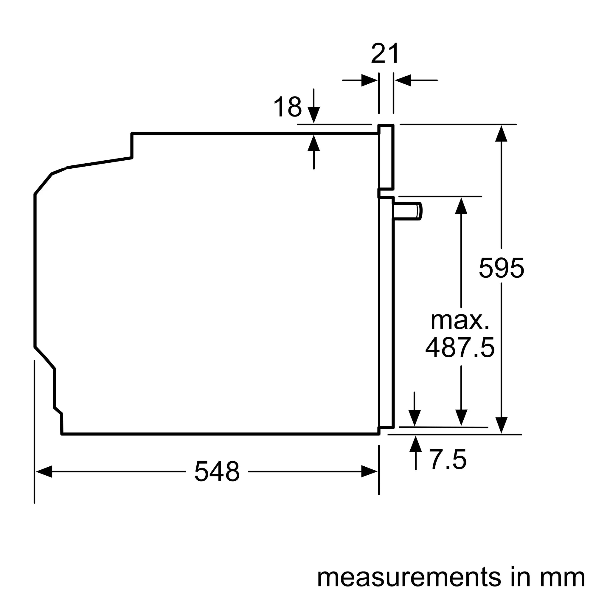 Neff B54CR31G0B N70 Slide and Hide Built-In Electric Single Oven Graphite Grey