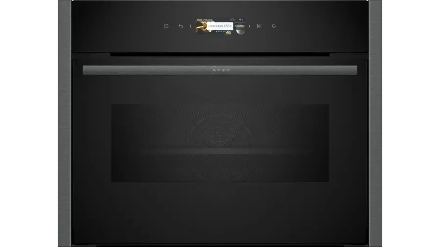 Neff C24MR21G0B N70 Built-In Compact Oven with Microwave Function Graphite