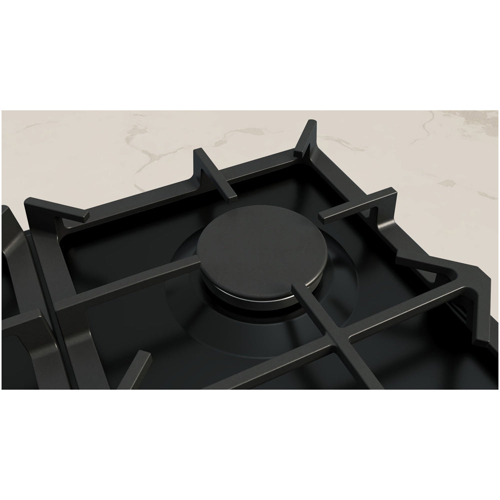 Neff T26CIP8S0 N70 Flame Select 60cm Black Enamel Gas Hob