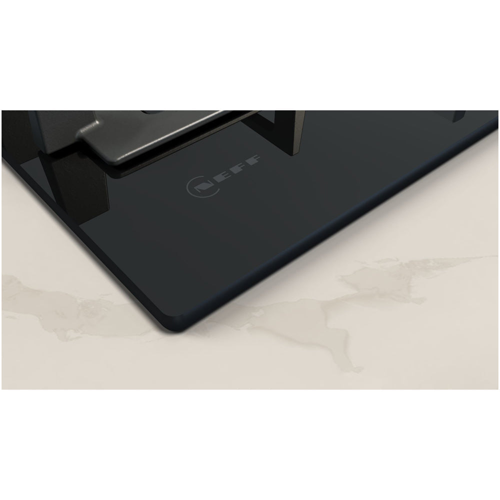Neff T26NKP4S0 N50 60cm Tempered Black Glass Gas Hob