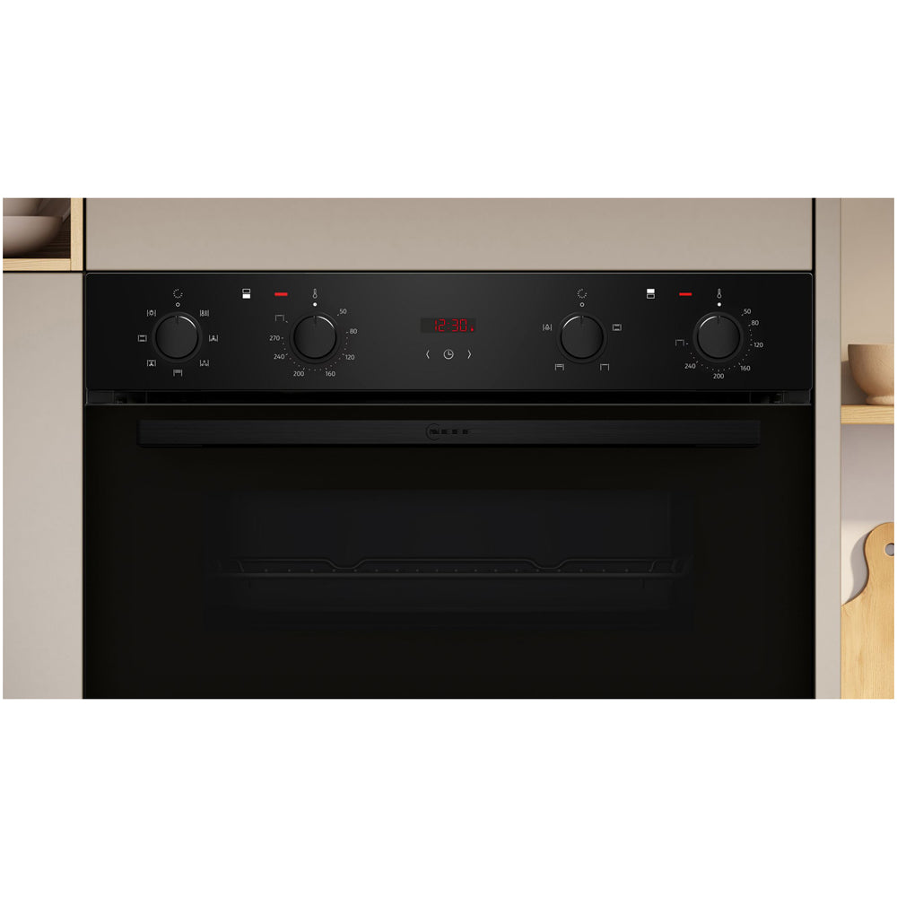 Neff U1DCC0AK3B N30 Built in Electric Double Oven Black