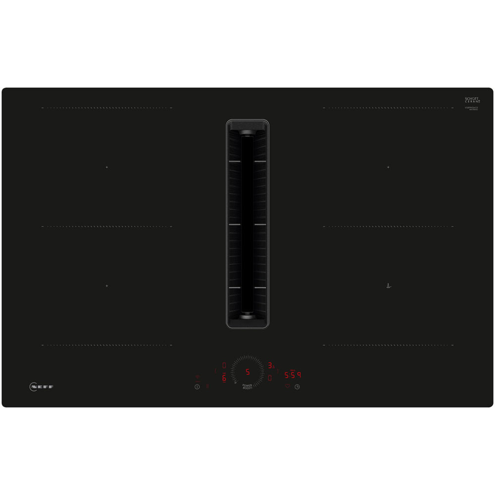 Neff V58PHQ4C0 N70 80cm Induction Hob with Built in Ventilation System