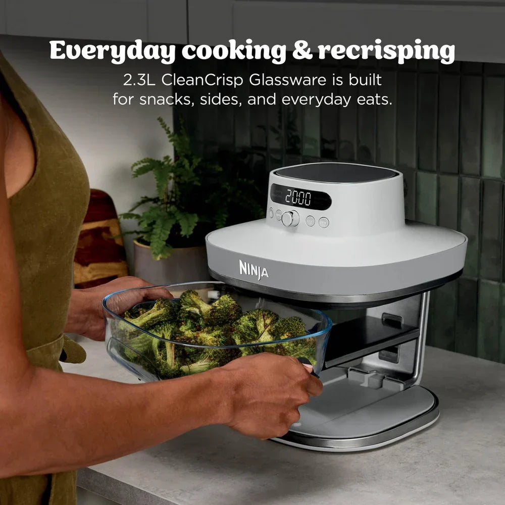 Ninja AS090UKWH CRISPi PRO 5-in-1 XL Glass Air Fryer White