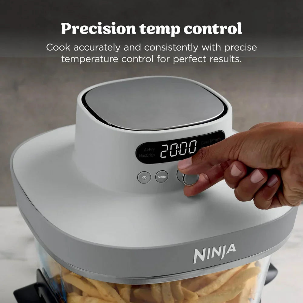 Ninja AS090UKWH CRISPi PRO 5-in-1 XL Glass Air Fryer White