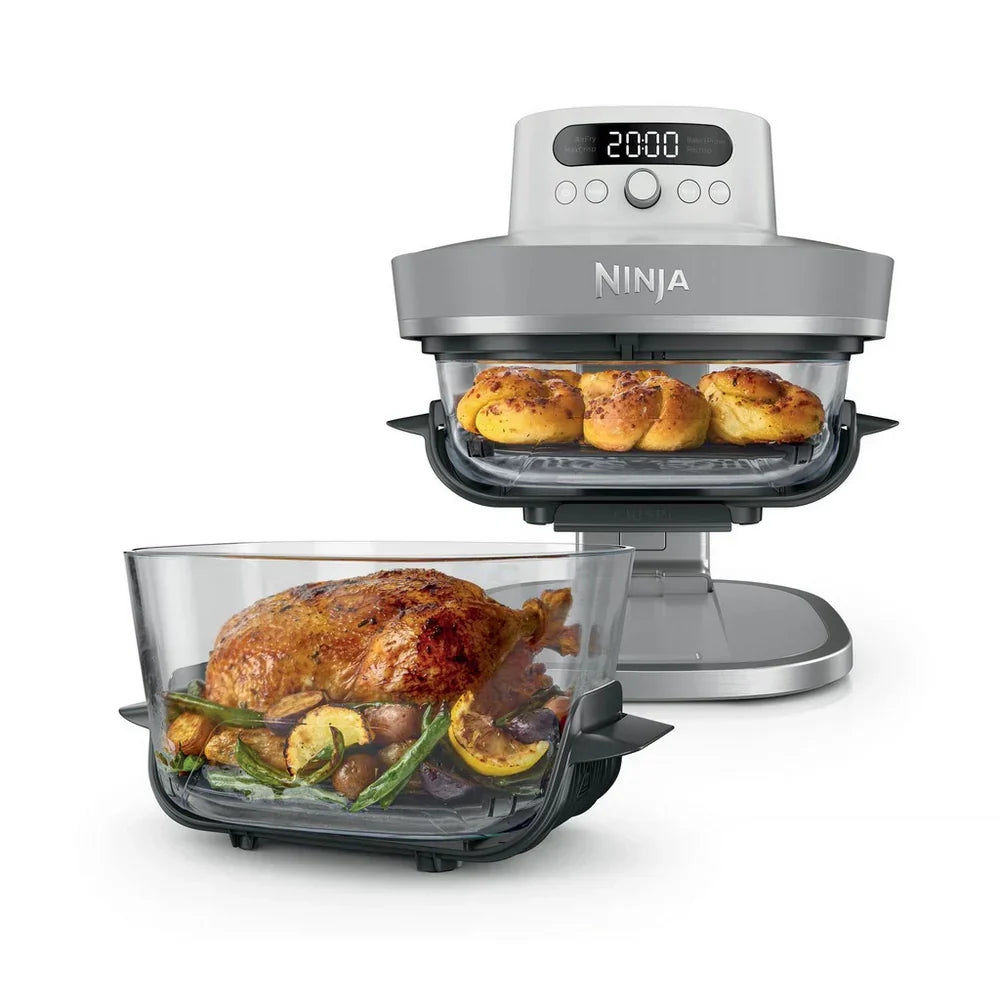 Ninja AS090UKWH CRISPi PRO 5-in-1 XL Glass Air Fryer White