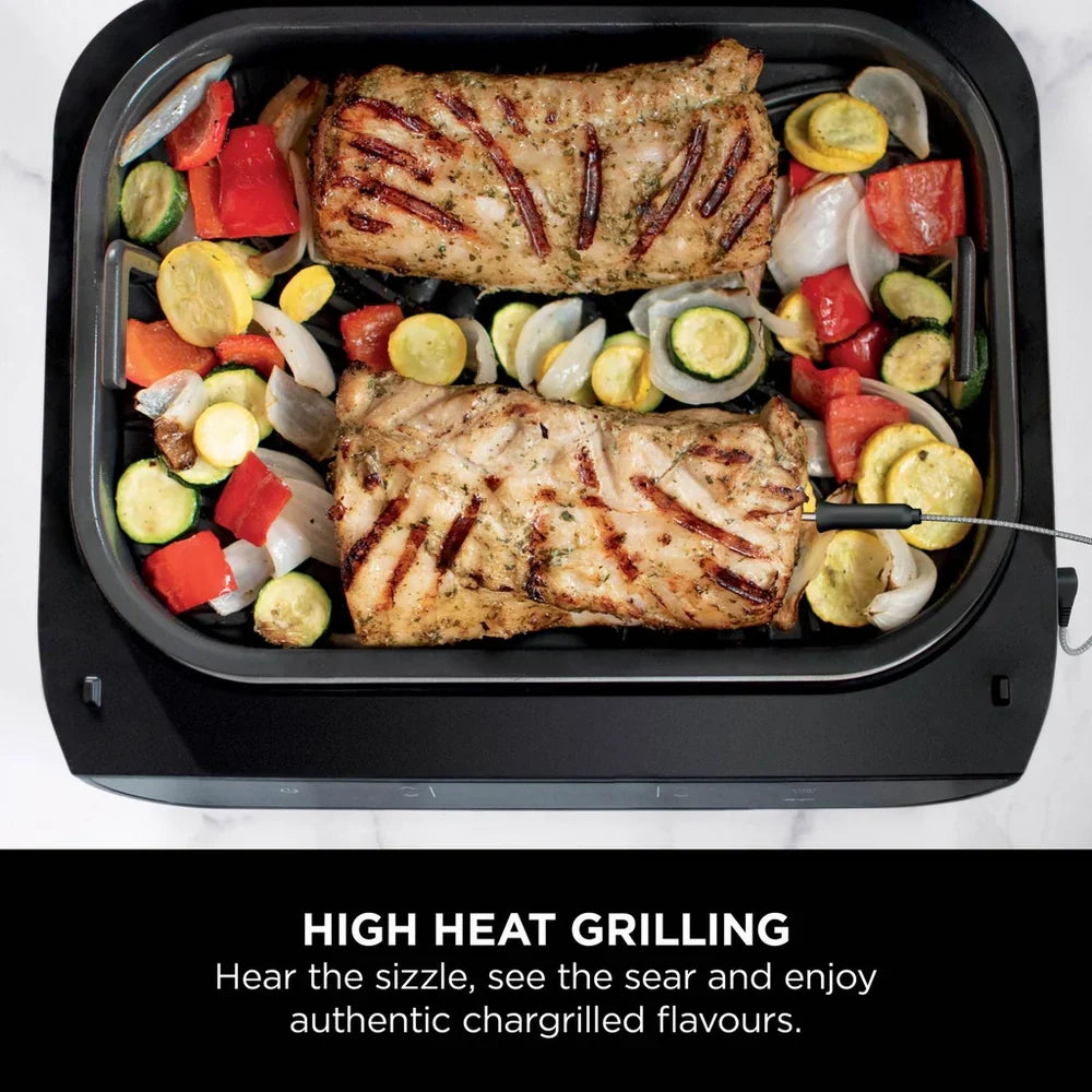 Ninja DG551UK 6-in-1 MAX Air Fryer & Grill Black & Stainless Steel