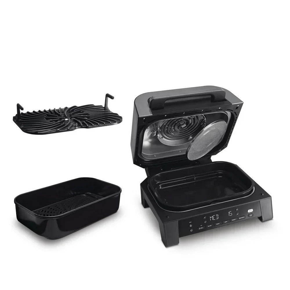 Ninja DG551UK 6-in-1 MAX Air Fryer & Grill Black & Stainless Steel