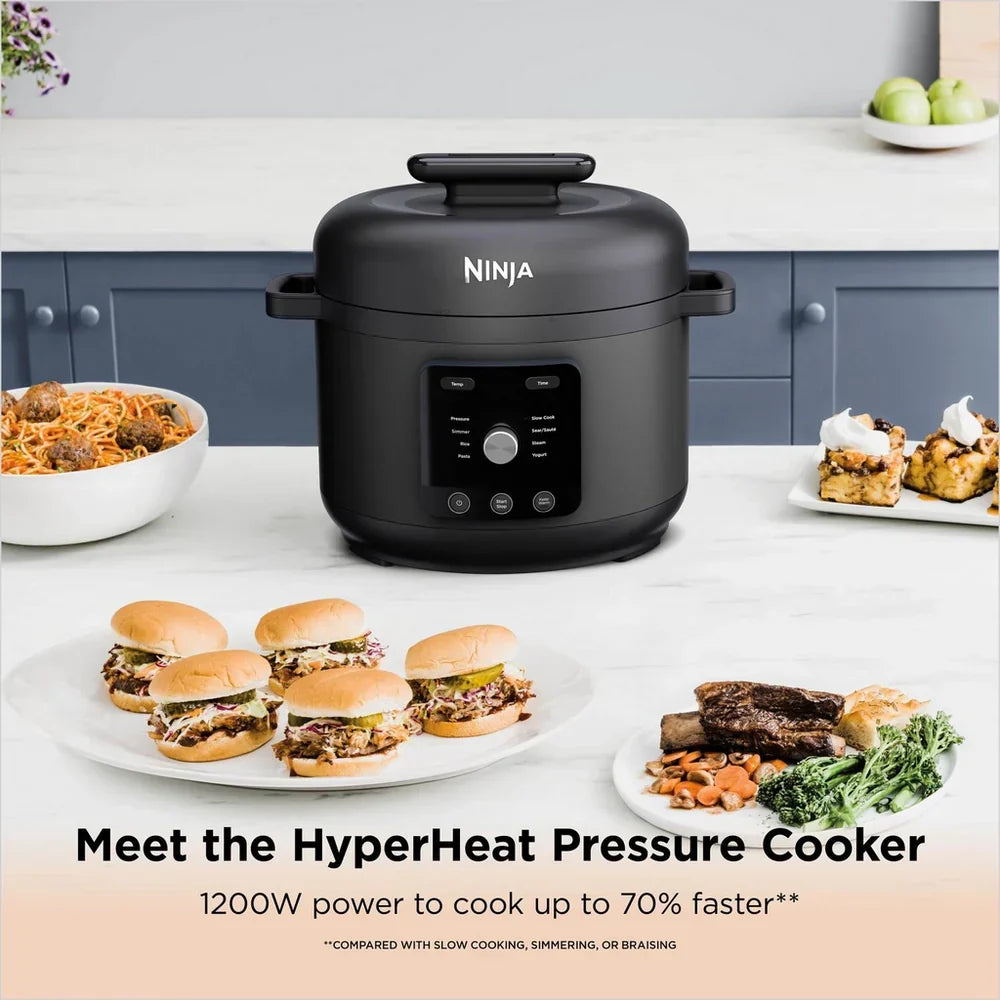 Ninja HyperHeat 6L 9-in-1 Pressure and Rice Cooker PC201UK