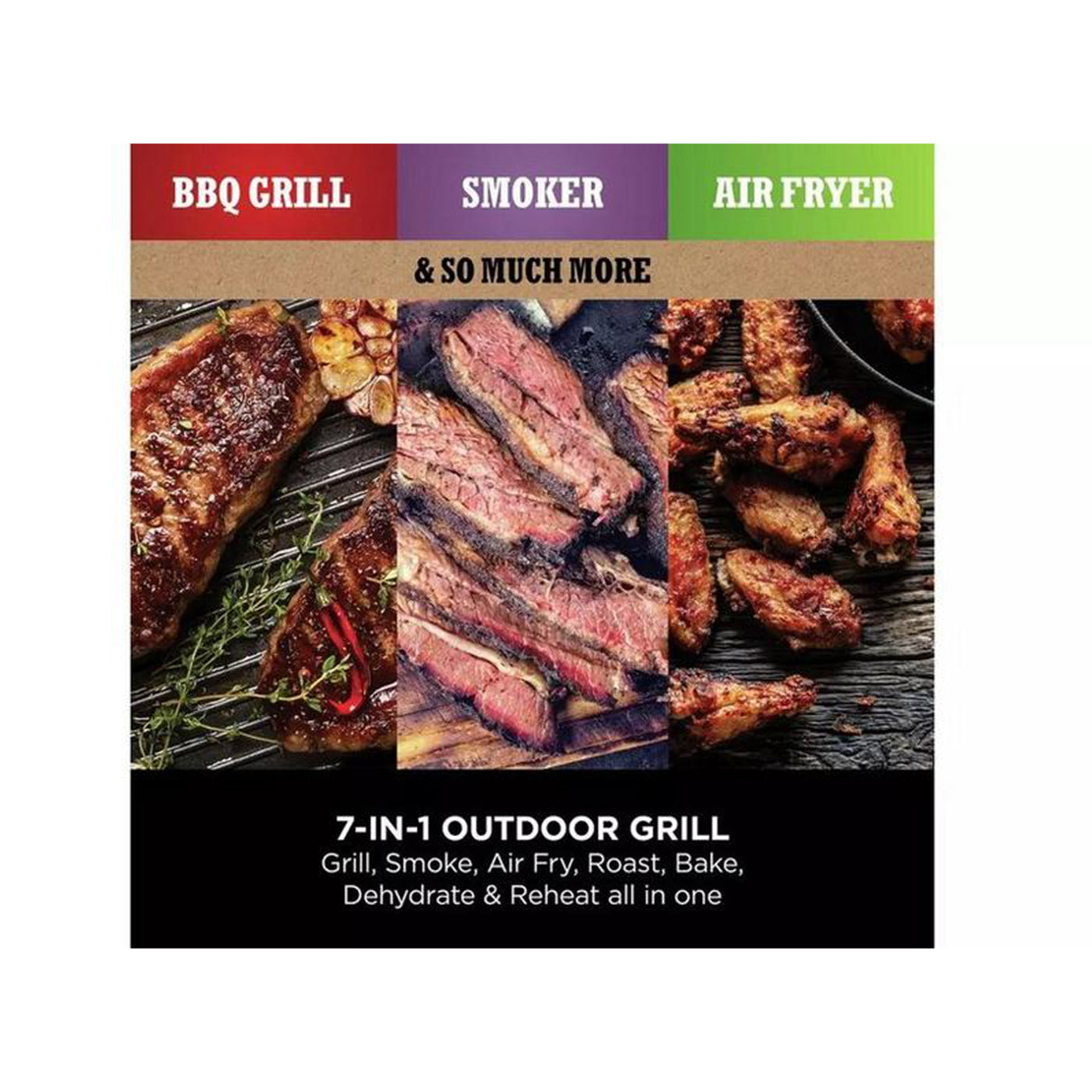 Ninja OG701UK Woodfire Electric BBQ Grill and Smoker