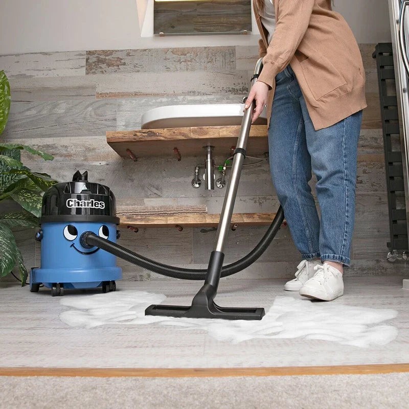 Numatic Charles CVC370 Wet And Dry Vacuum Cleaner Blue 824615