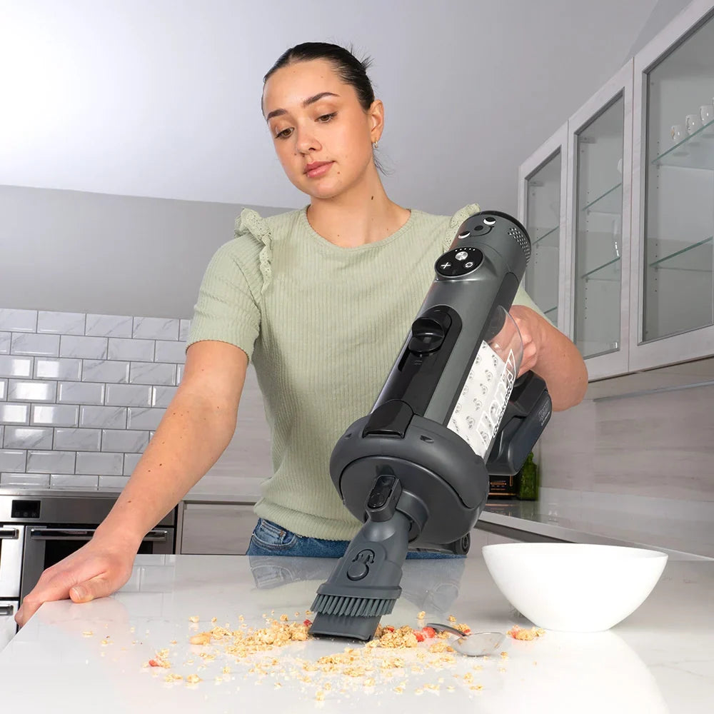 Numatic Henry Quick Pro Cordless Vacuum Cleaner with up to 60 Minutes Run Time Grey - 919149