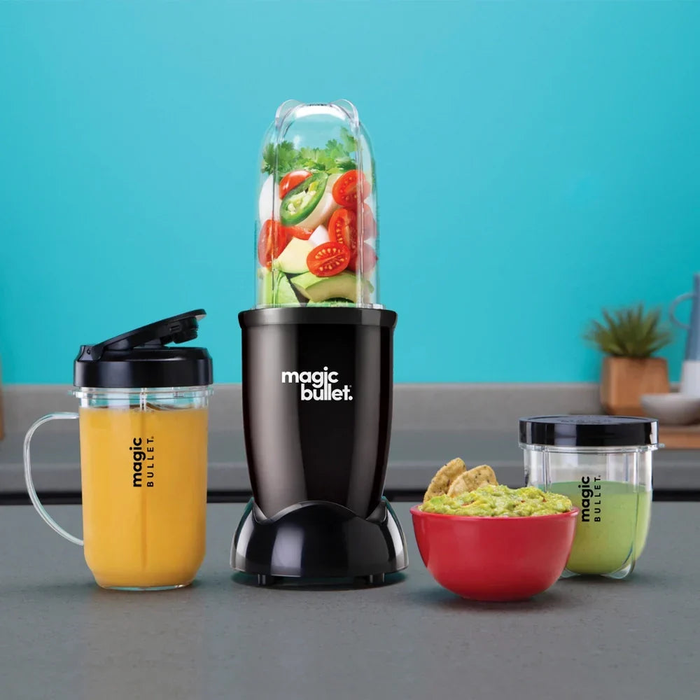 Nutribullet Magic Bullet Starter Kit All in one Food Processor and Blender 02227 Black
