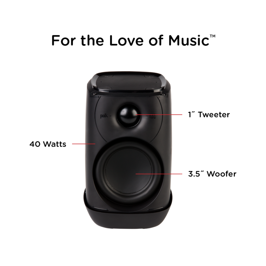 Polk Assist Bluetooth Speaker in Black