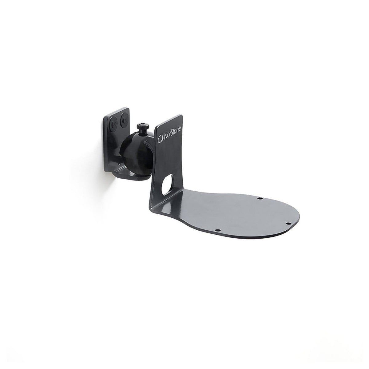 WiiM Sound Wireless Smart Speaker with WiiM NorStone Wall Mount (Single) - Black