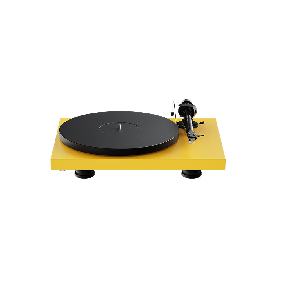 Pro-Ject Colourful Audio System 2 with Debut EVO 2 Turntable MaiA S3 Amplifier and Speaker Box 5 S2 Speakers - Satin Golden Yellow
