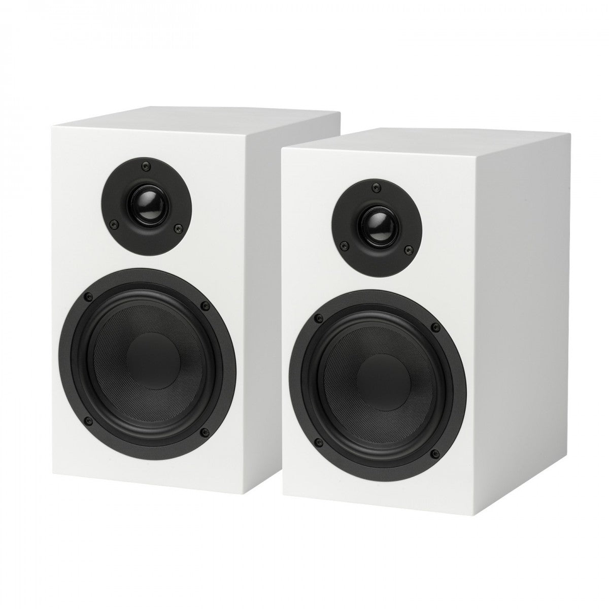Pro-Ject Colourful Audio System 2 with Debut EVO 2 Turntable MaiA S3 Amplifier and Speaker Box 5 S2 Speakers - Satin White