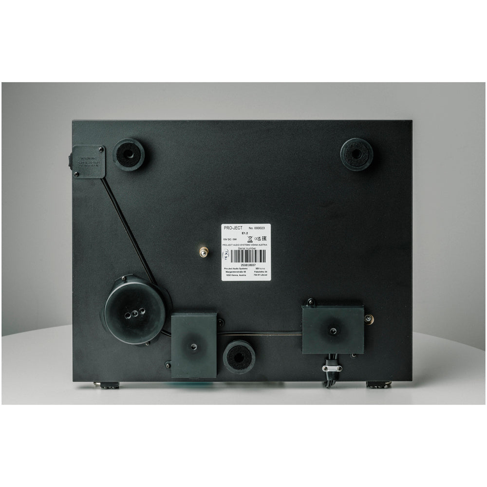 Pro-Ject E1.2 Plug and Play Audiophile Grade Manual Turntable Black