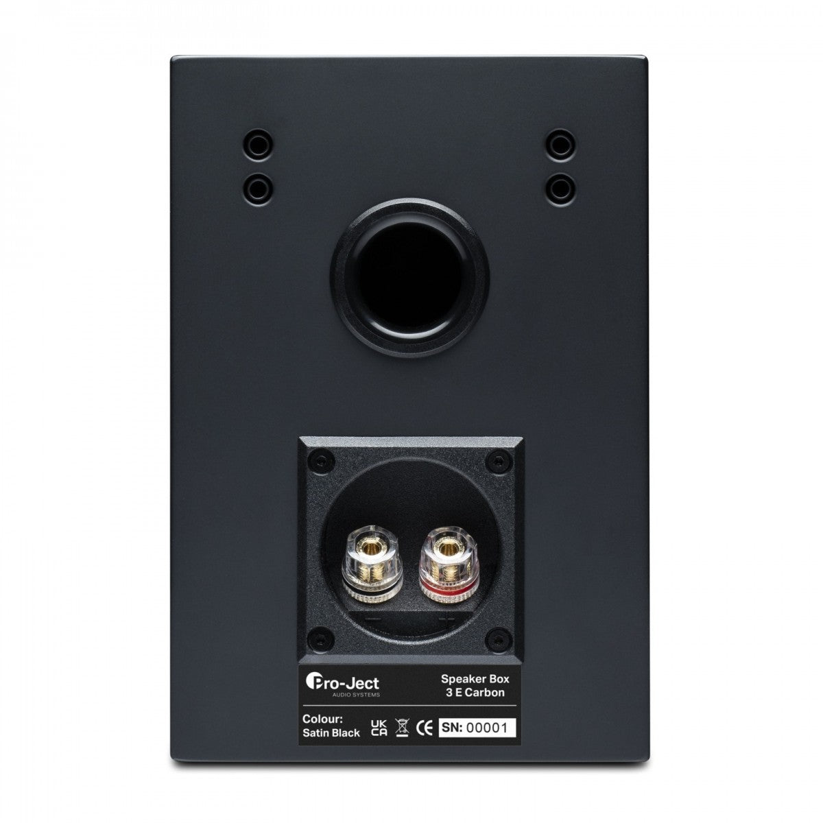 Pro-Ject Speaker Box 3E Carbon Bookshelf Speakers Pair In Black