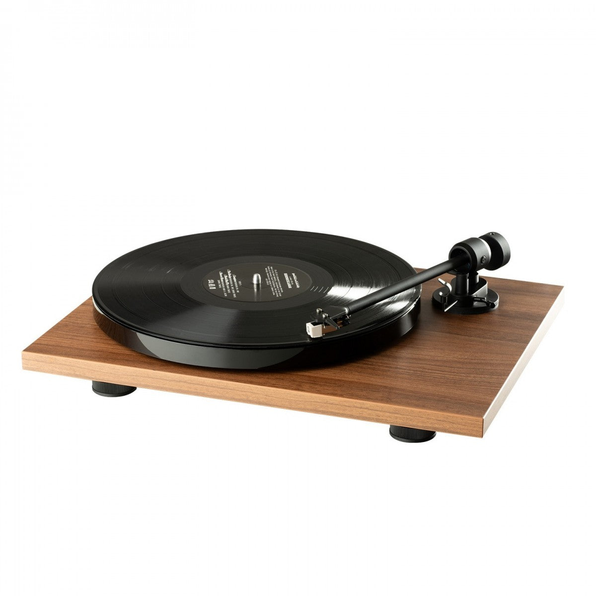 Pro-Ject Stereo Set E1 All-In-One Hi-Fi Set including E1 Turntable with Stereo Box E Integrated Amp and Speaker Box 5E Speakers - Walnut