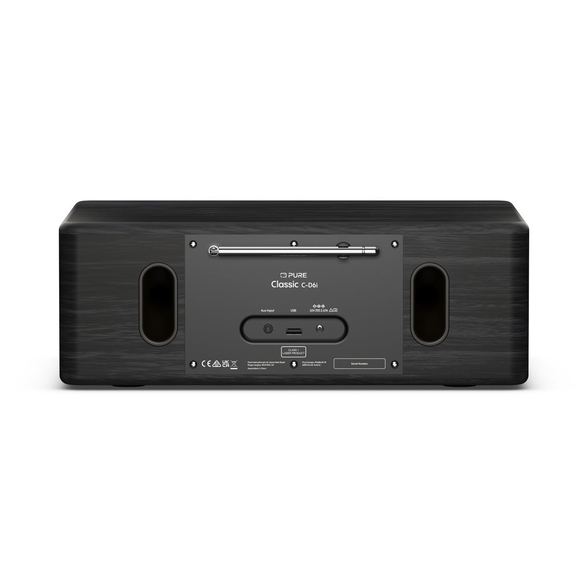 Pure Classic C-D6i All in One Internet Radio with DAB+ FM Bluetooth CD Player Stereo Sound System Black