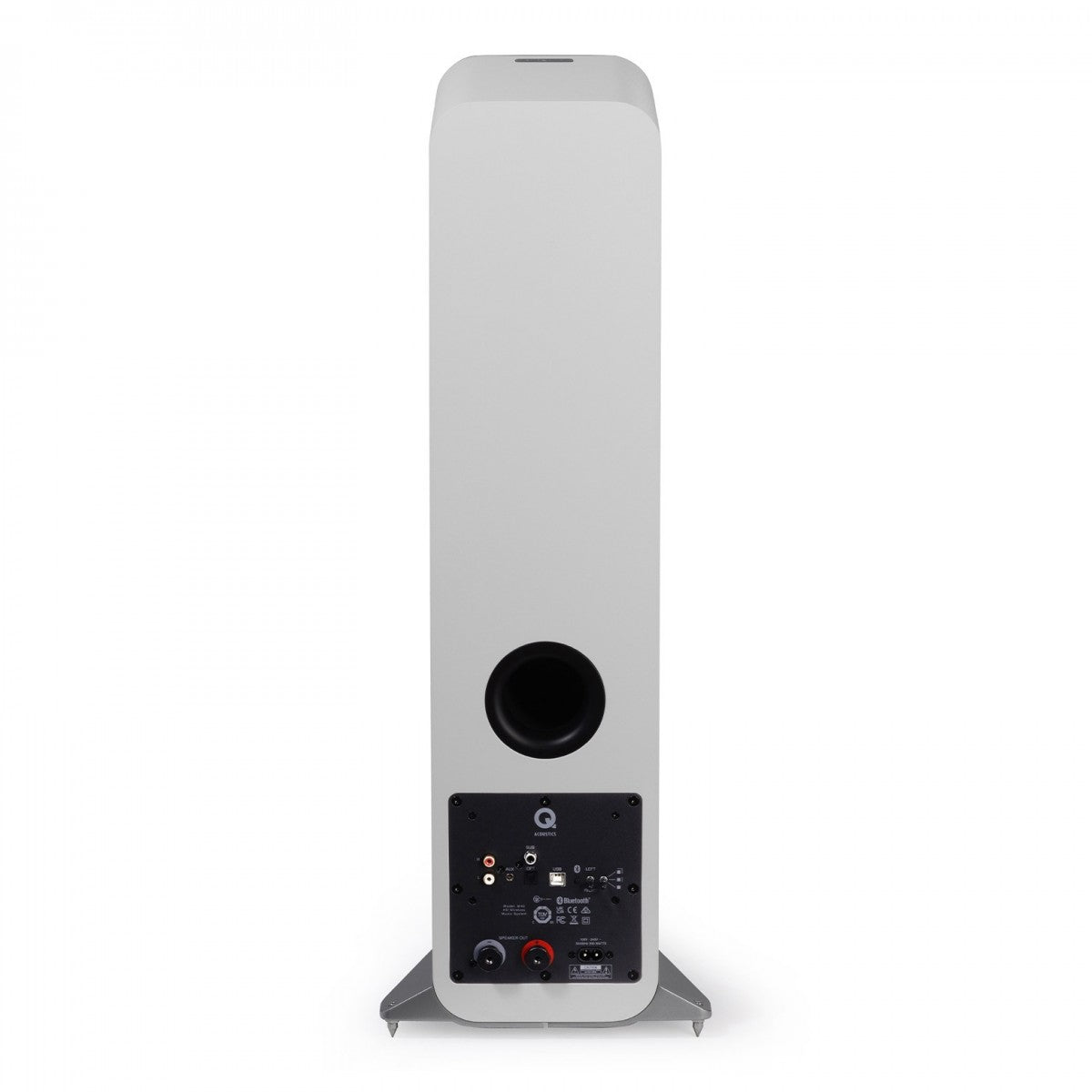 Q Acoustics M40 Powered Bluetooth Floorstanding Speakers Pair White