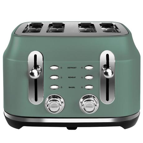 Rangemaster RMCL4S201MG Classic 4 Slice Toaster Mineral Green